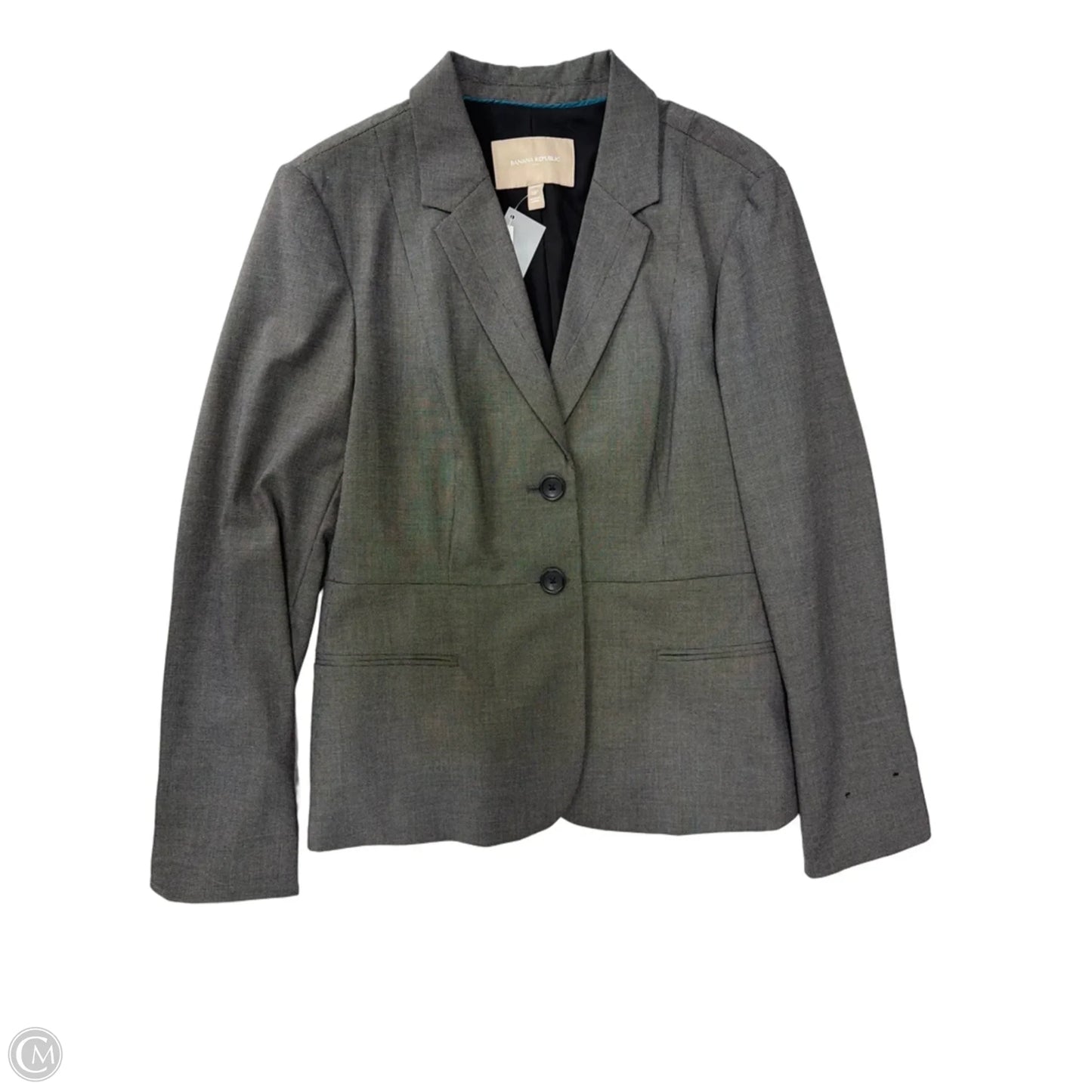 Blazer By Banana Republic In Grey, Size: Lp