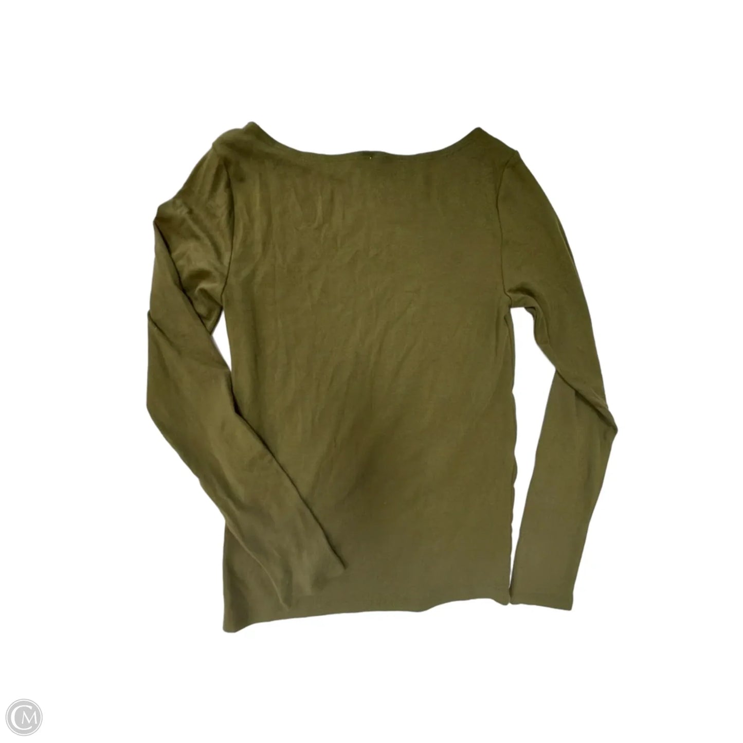Top Long Sleeve By Gap In Green, Size: M