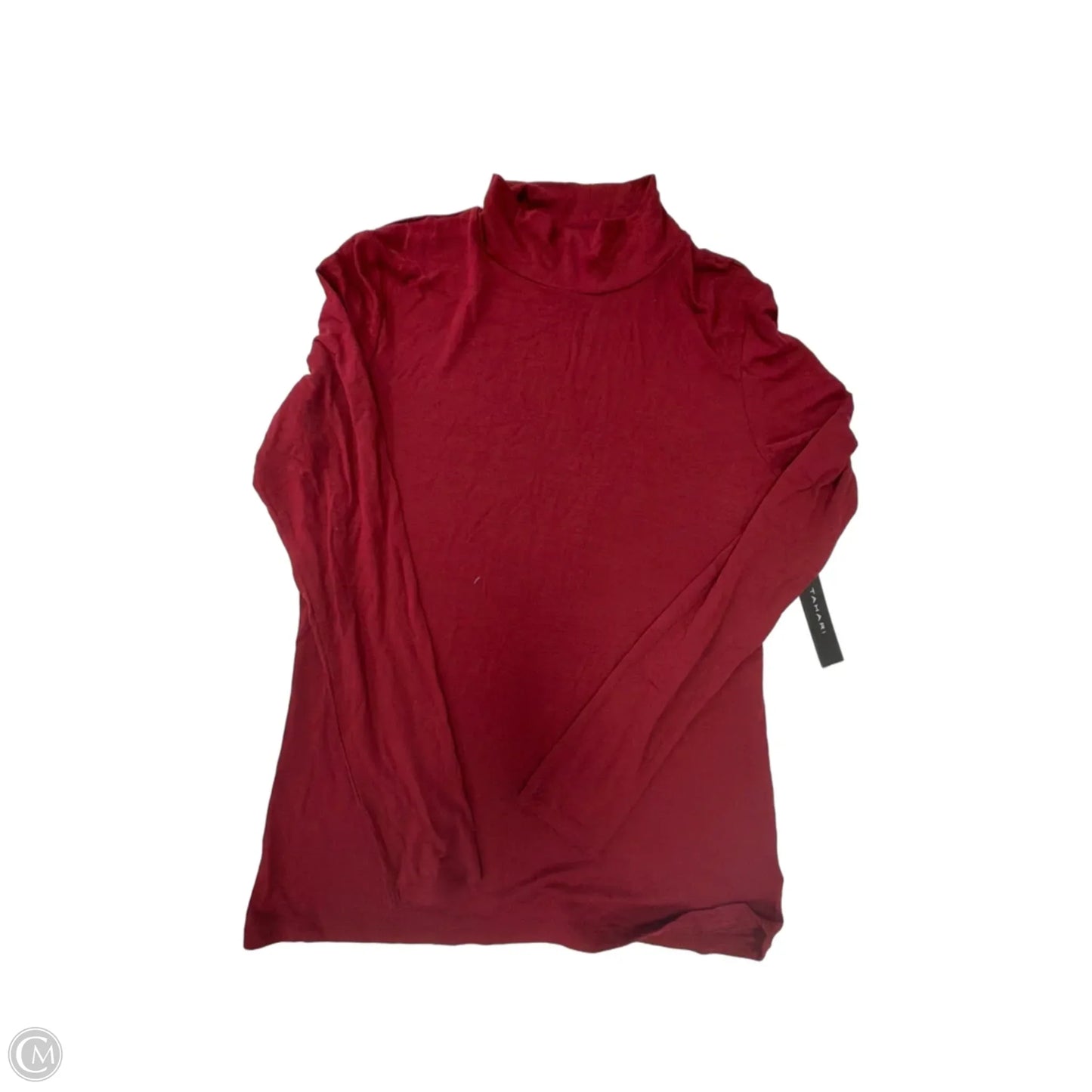 Top Long Sleeve By Tahari In Red, Size: L