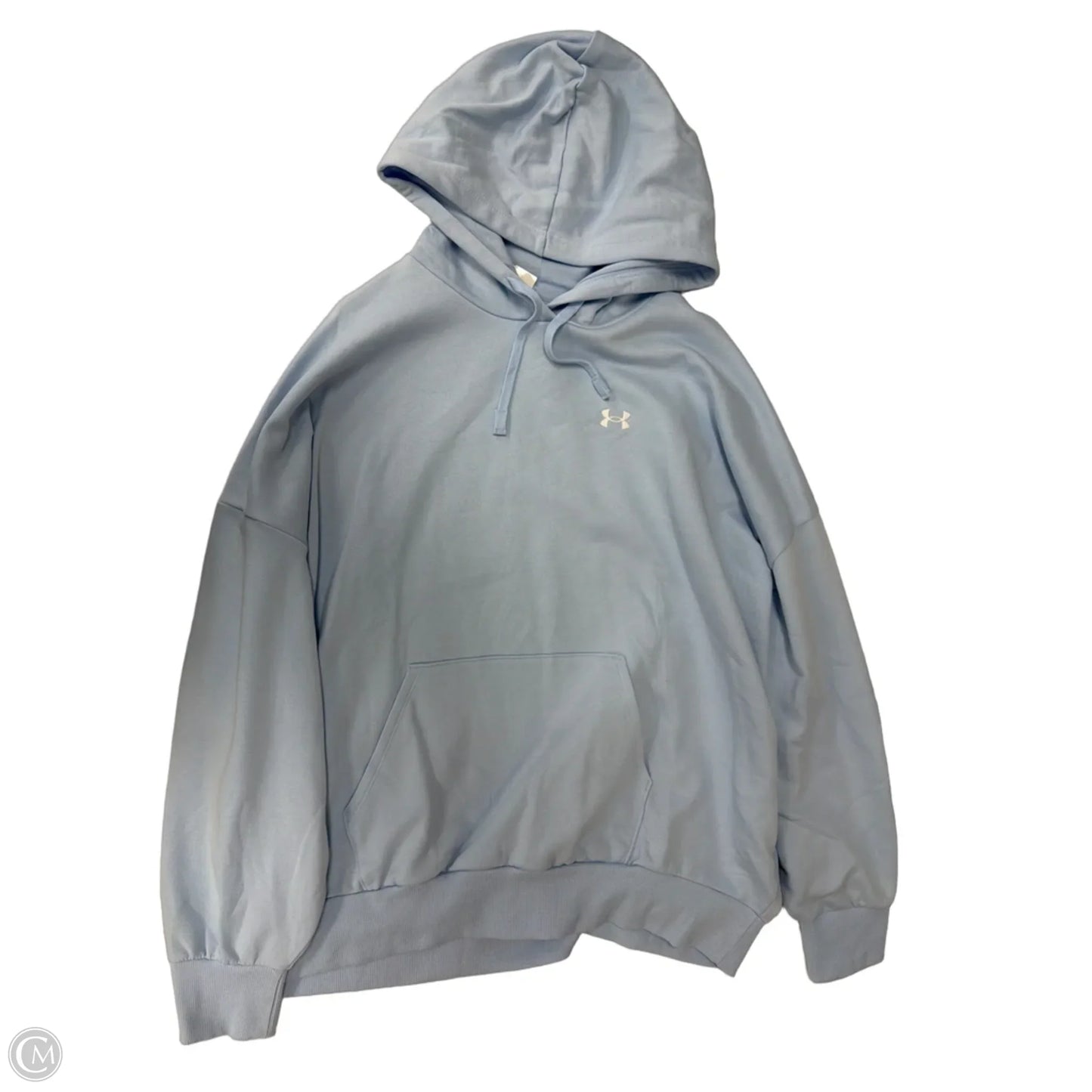 Athletic Sweatshirt Hoodie By Under Armour In Blue, Size: Xl