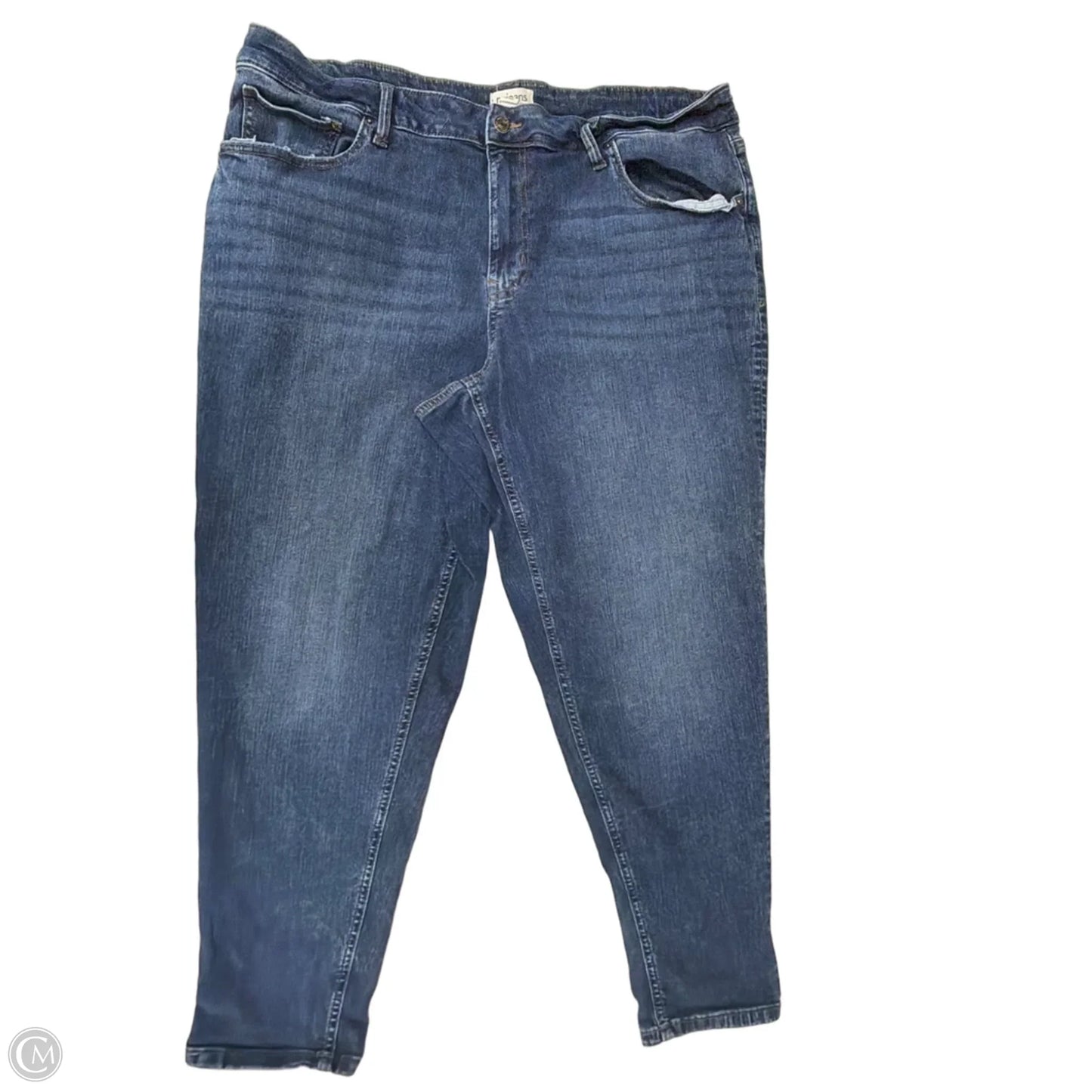 Jeans Skinny By Maurices In Blue Denim, Size: 20