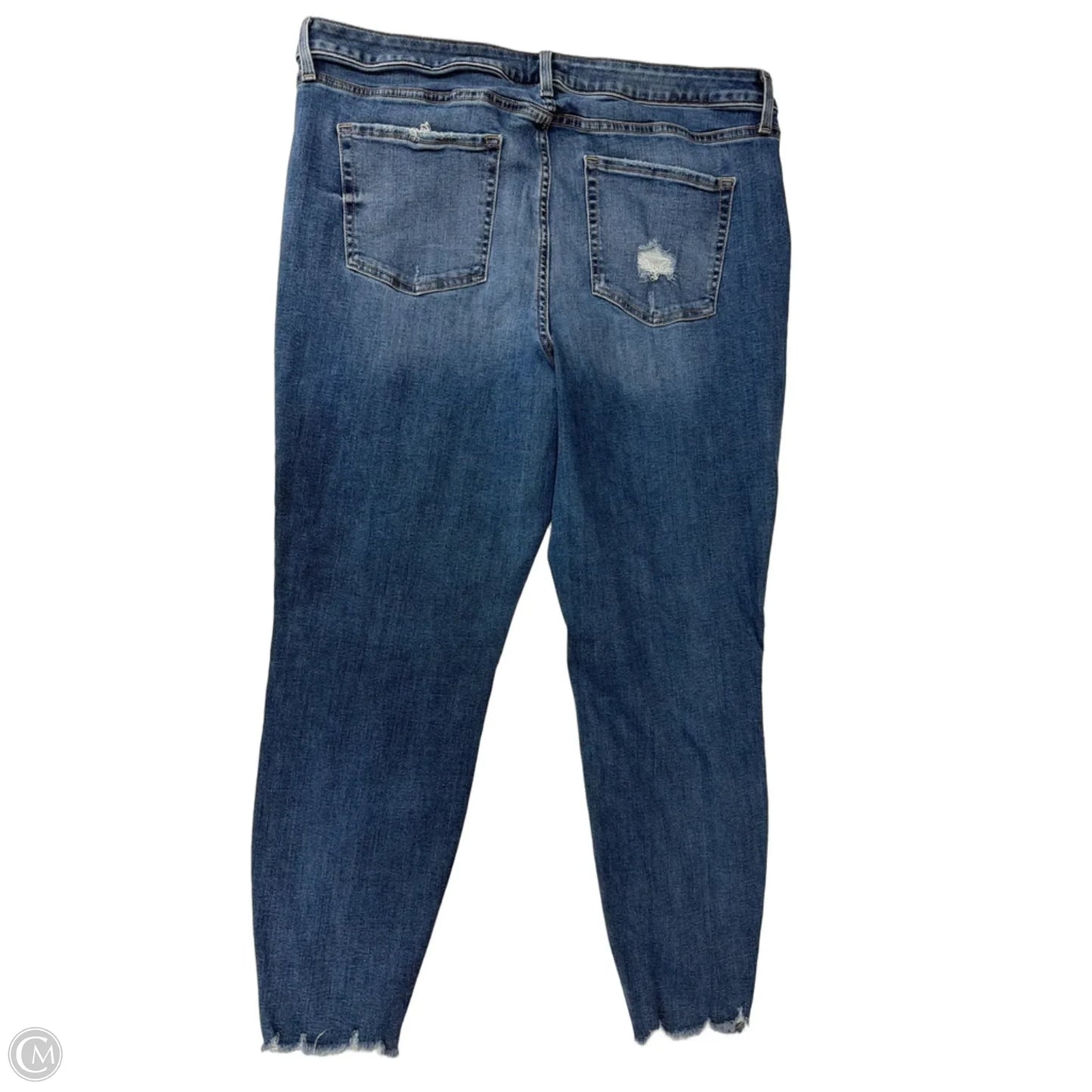 Jeans Skinny By Maurices In Blue Denim, Size: 20