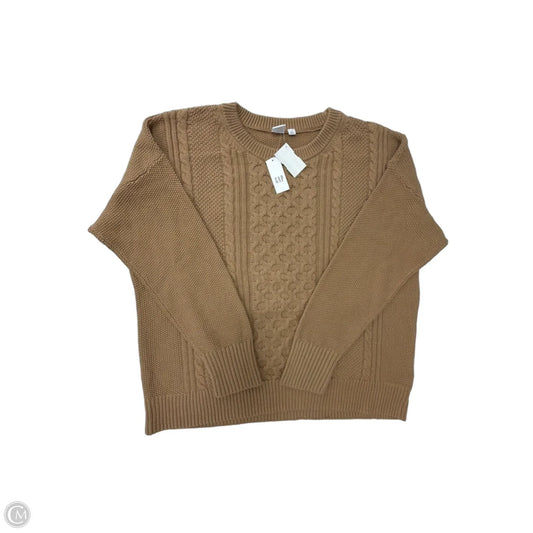 Sweater By Gap In Tan, Size: Xl