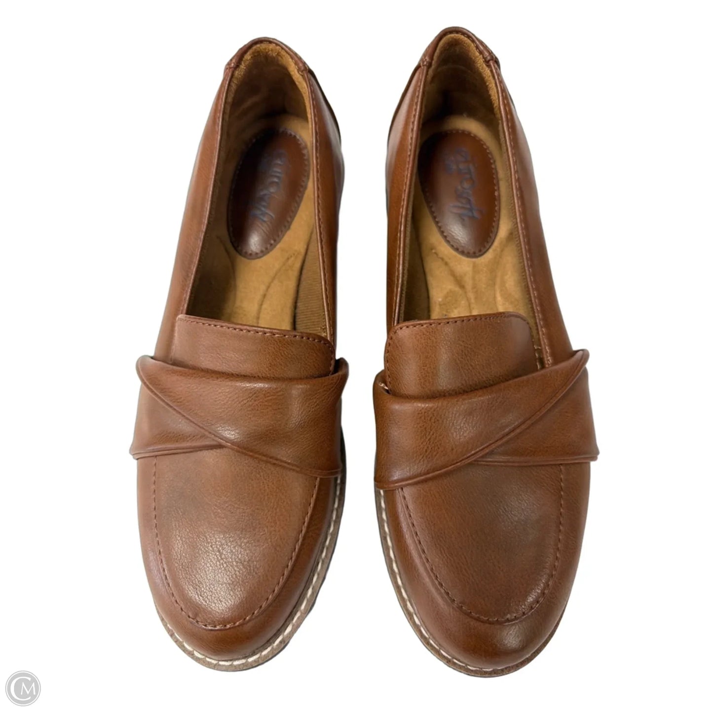 Shoes Flats By Sofft In Brown, Size: 7