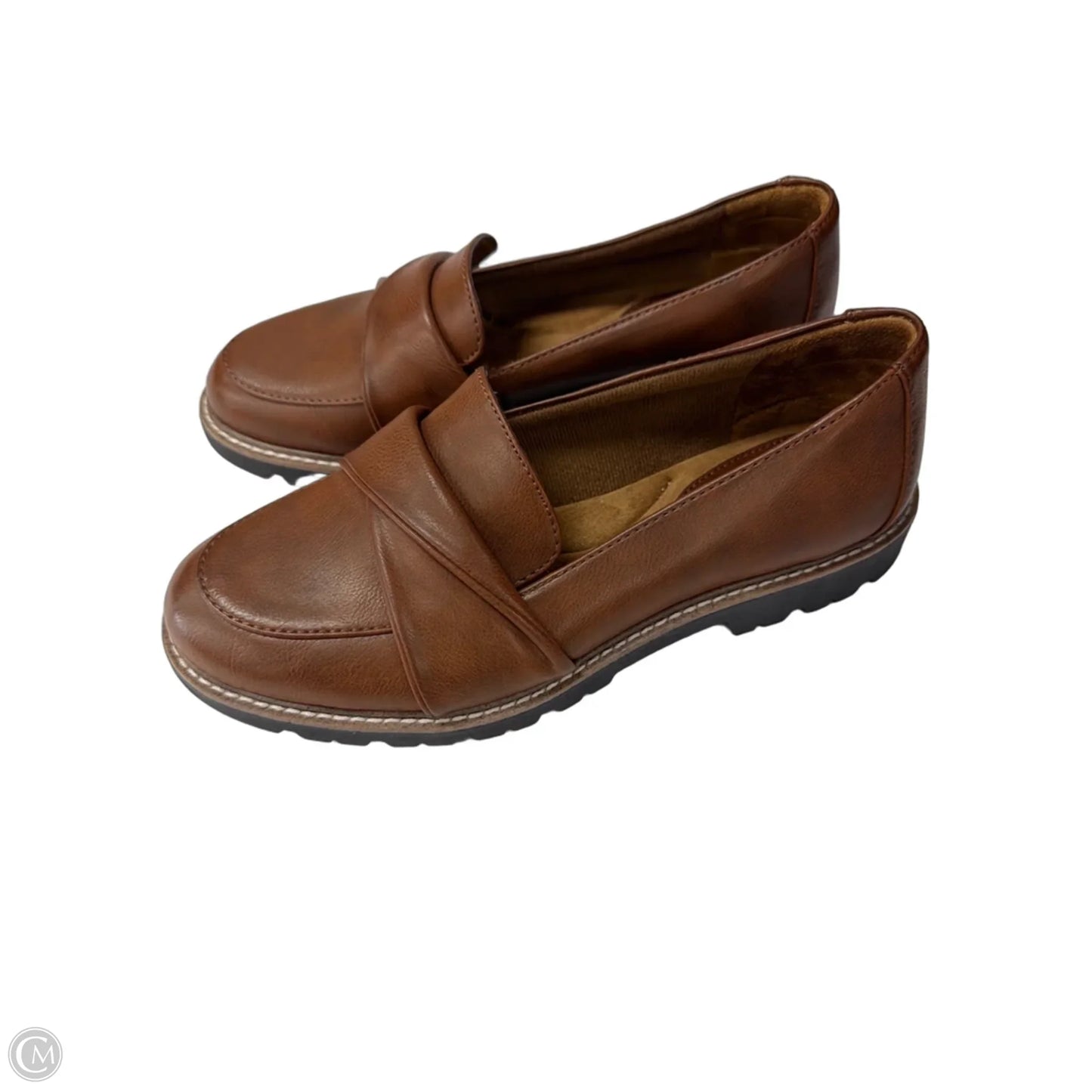 Shoes Flats By Sofft In Brown, Size: 7