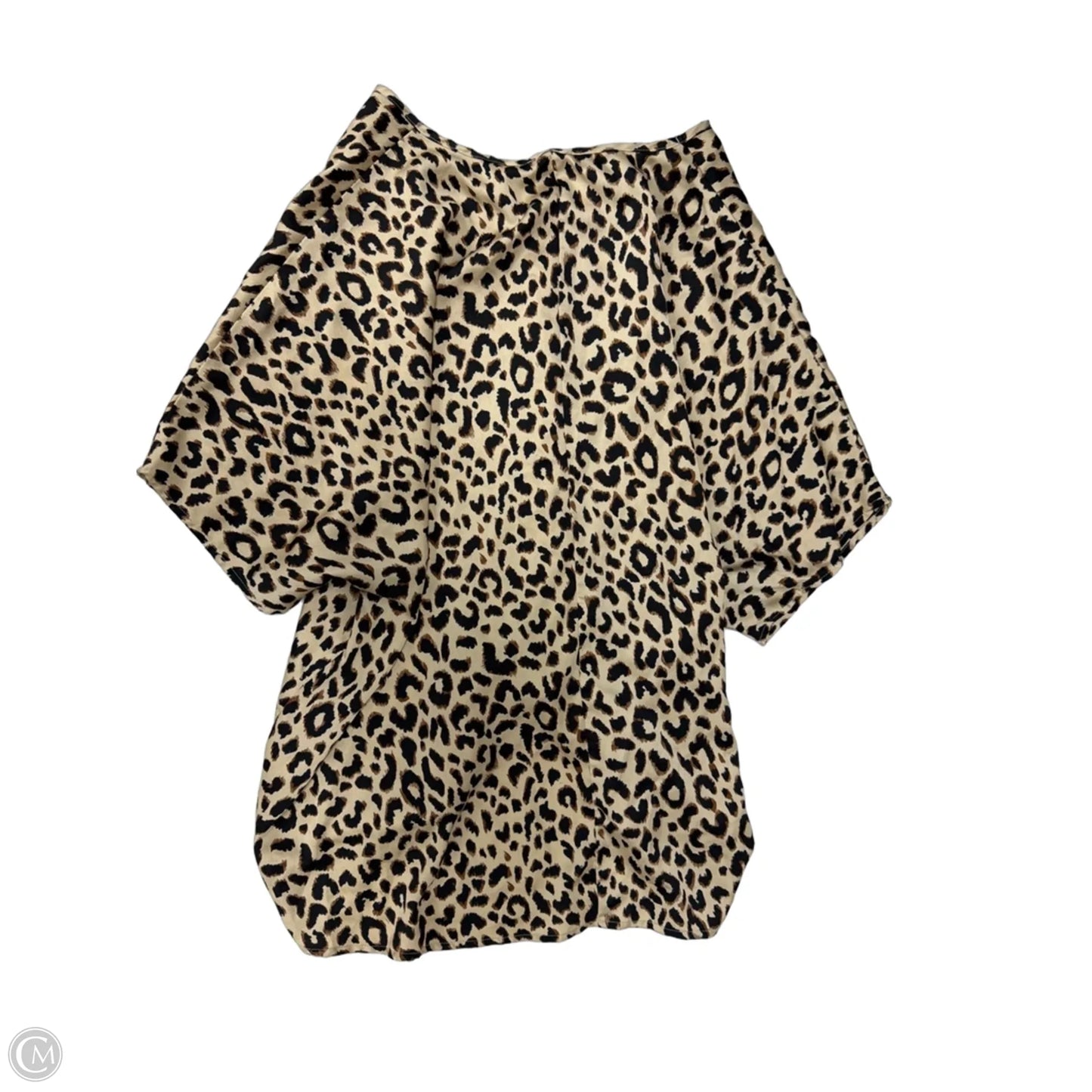 Top Short Sleeve By Jodifl In Animal Print, Size: M