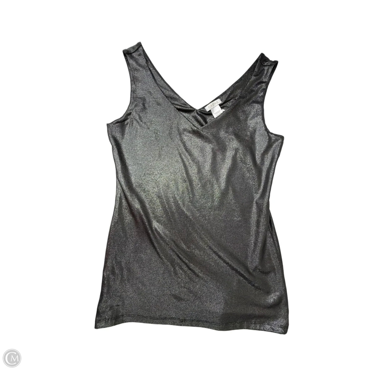 Tank Top By Cache In Silver, Size: S