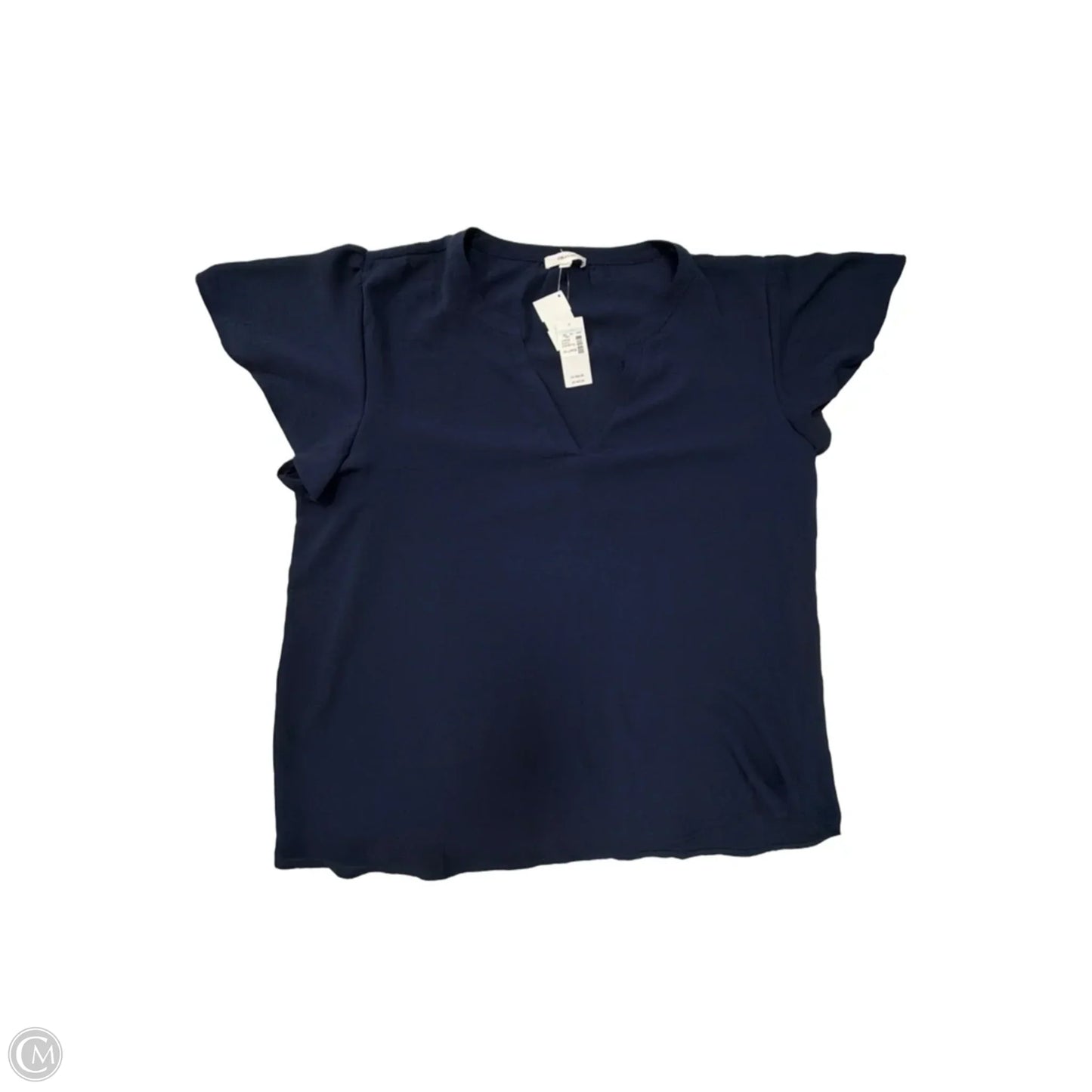 Top Short Sleeve By Maurices In Blue, Size: 1x
