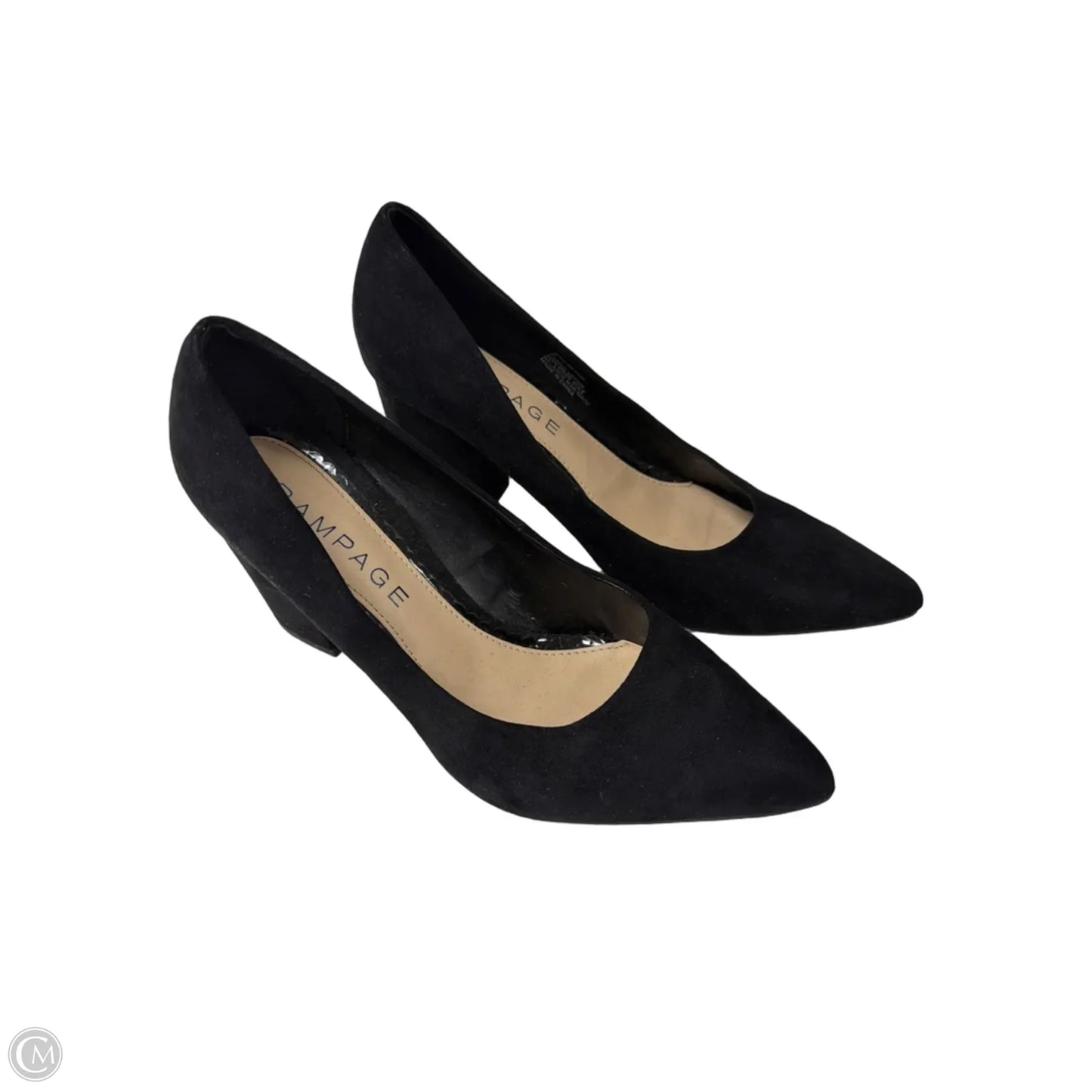 Shoes Heels Block By Rampage In Black, Size: 8