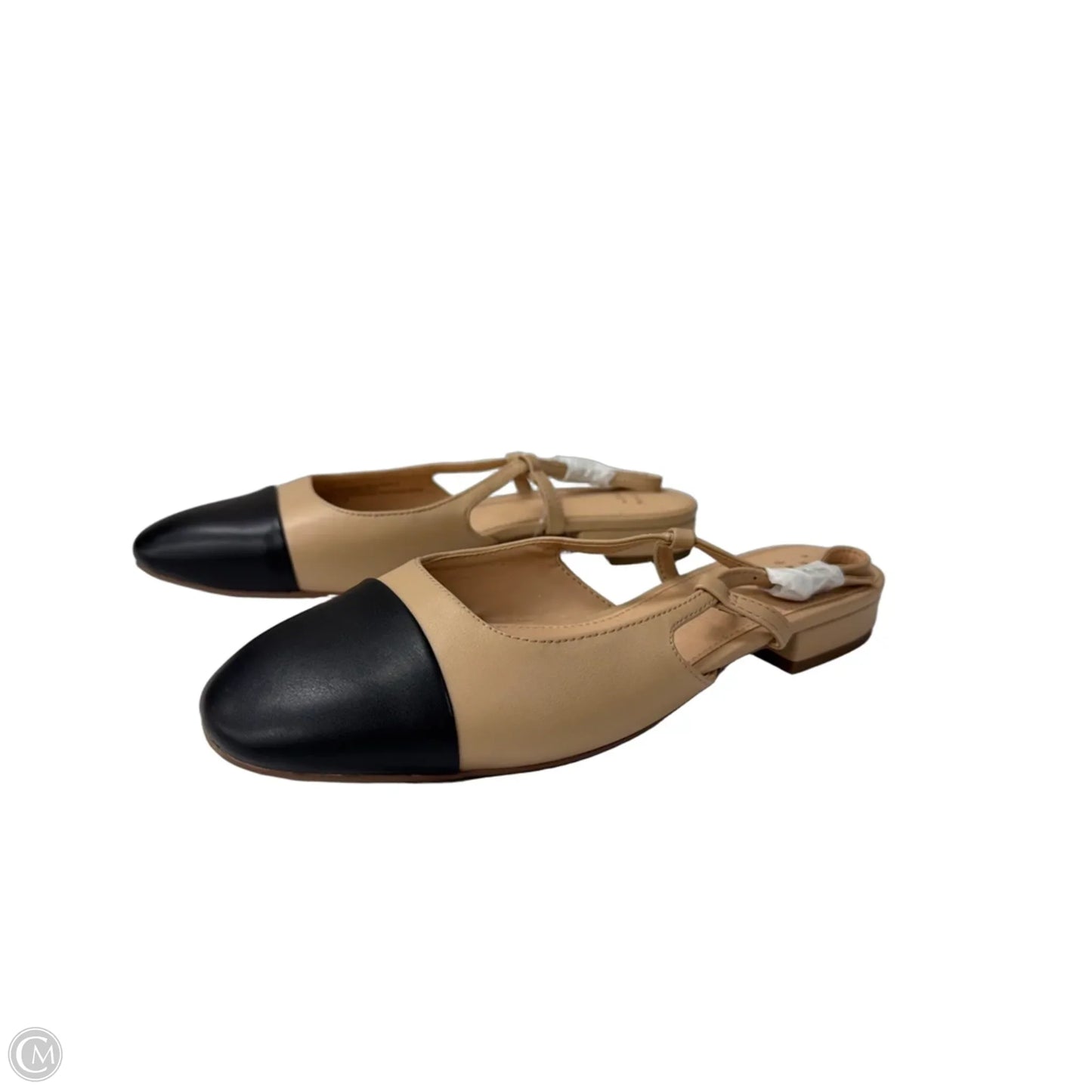 Shoes Flats By A New Day In Black & Tan, Size: 7.5
