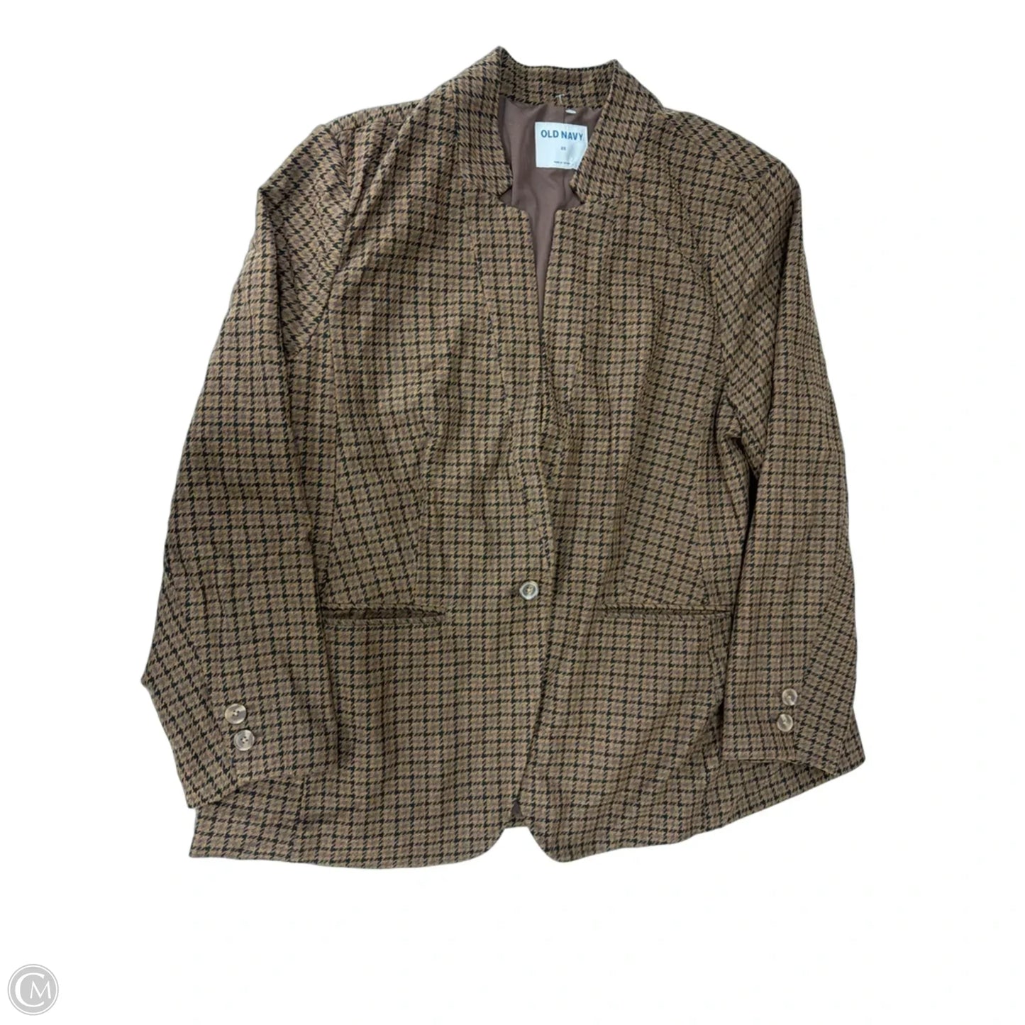 Blazer By Old Navy In Plaid Pattern, Size: 2x