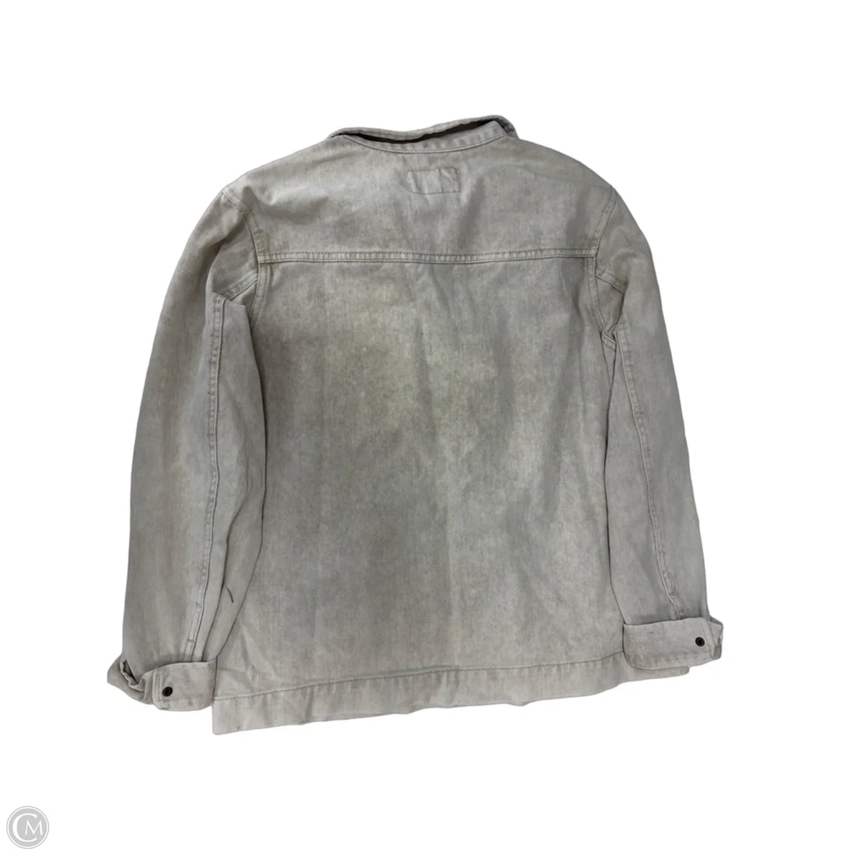 Jacket Denim By Universal Thread In Beige, Size: M