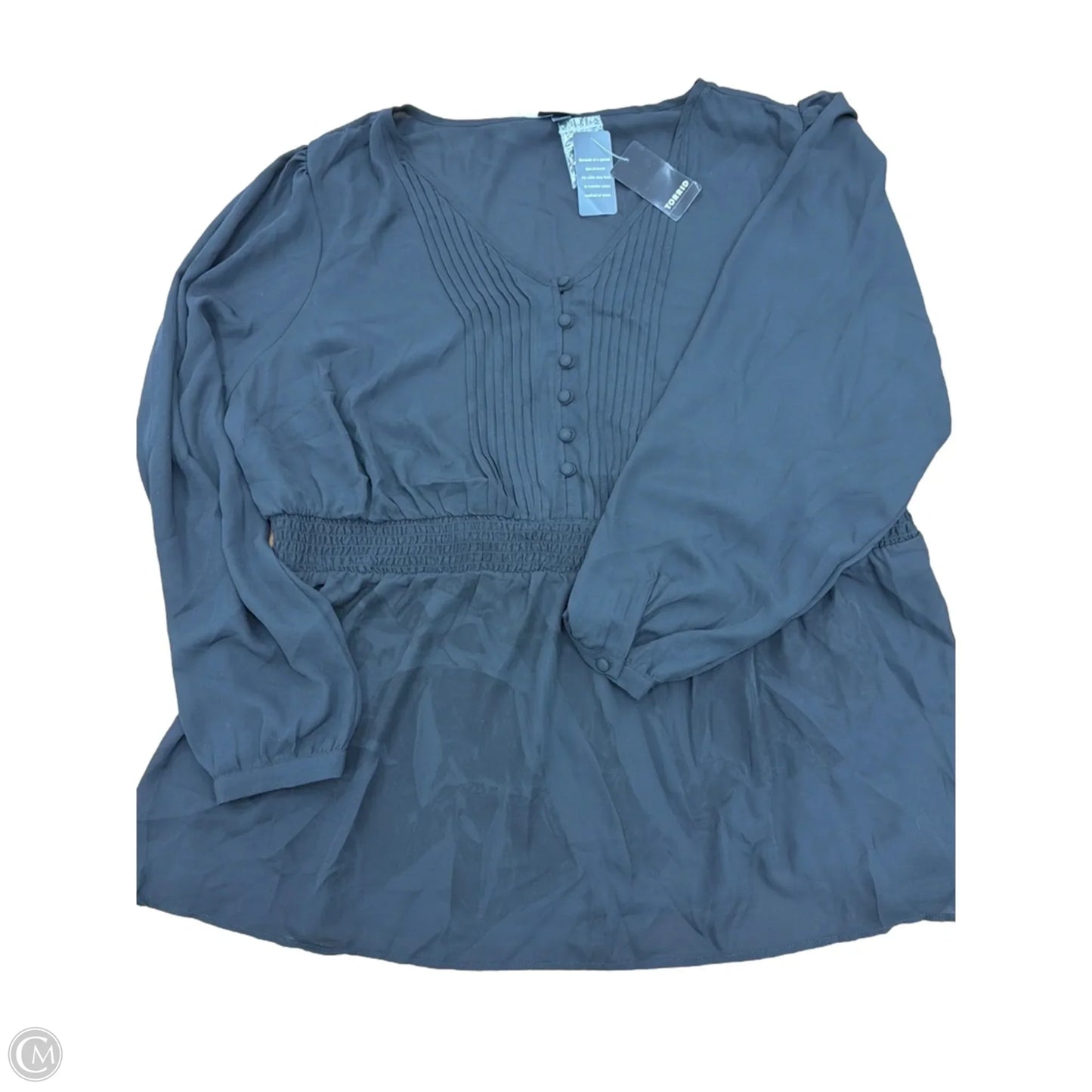 Top Long Sleeve By Torrid In Black, Size: 3x