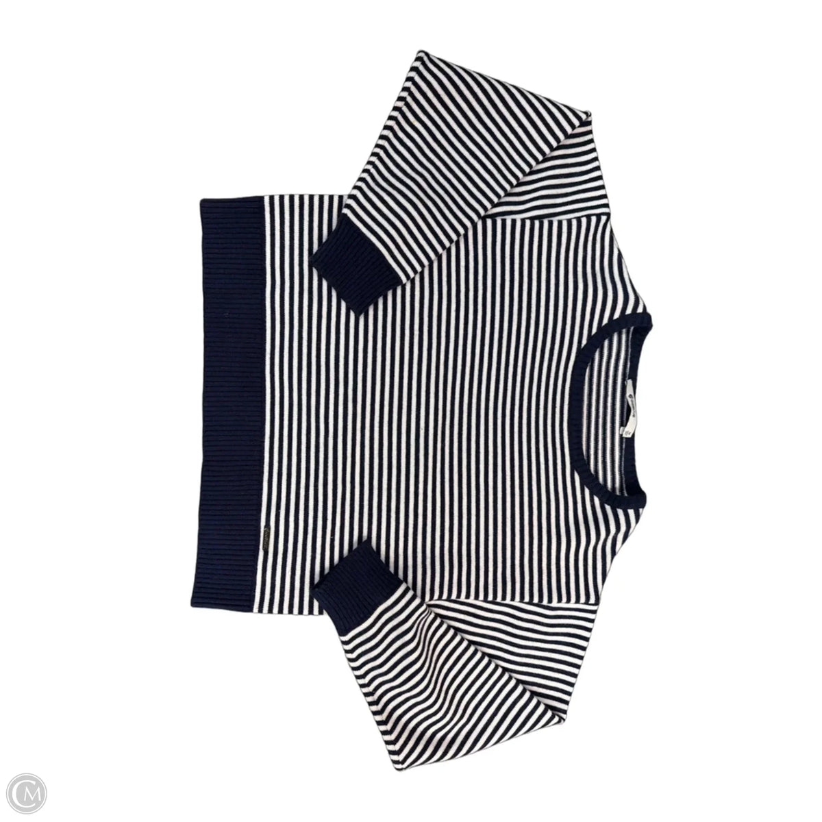 Sweater By Clothes Mentor In Striped Pattern, Size: M