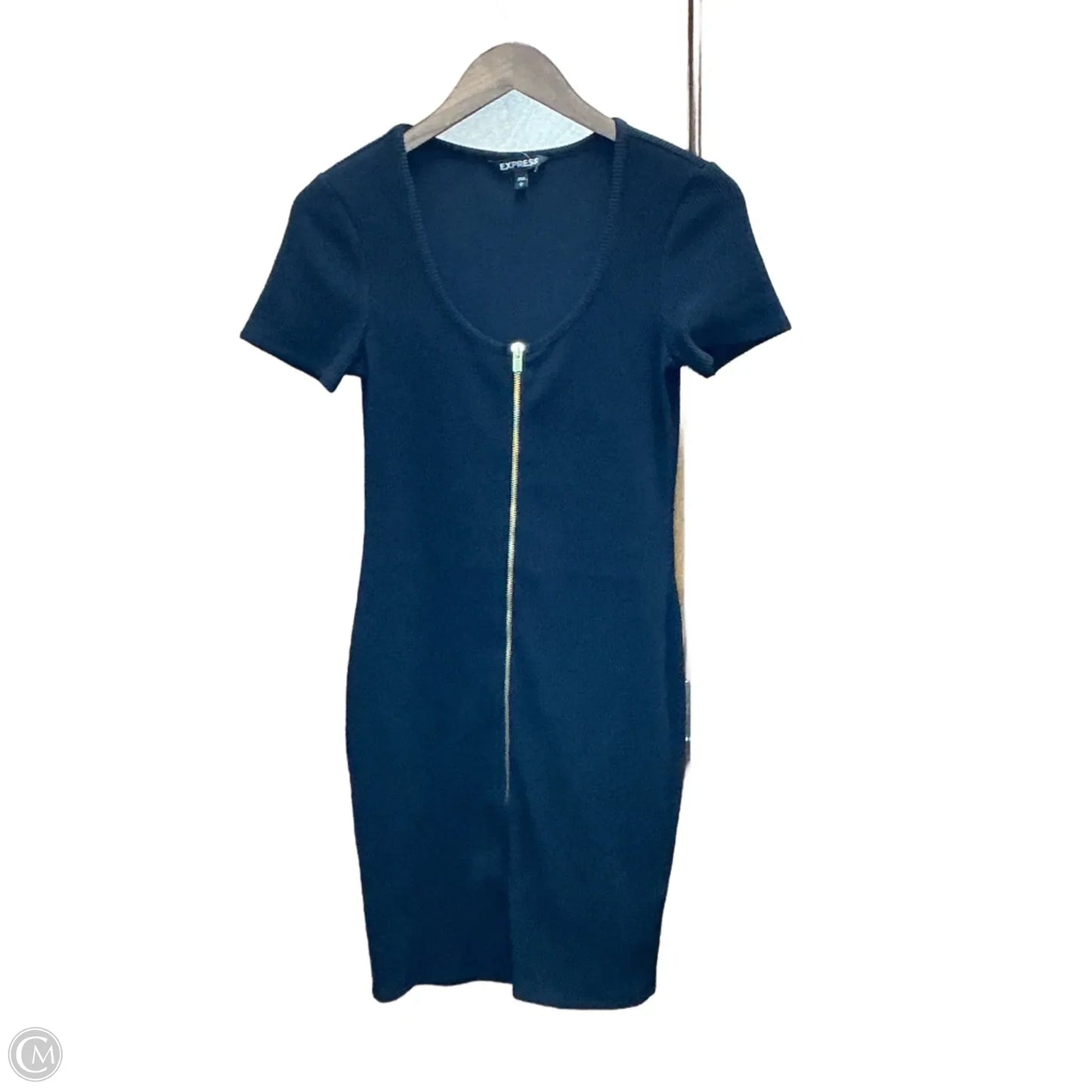 Dress Casual Midi By Express In Black, Size: S