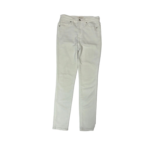 Jeans Skinny By Madewell In White, Size: 6