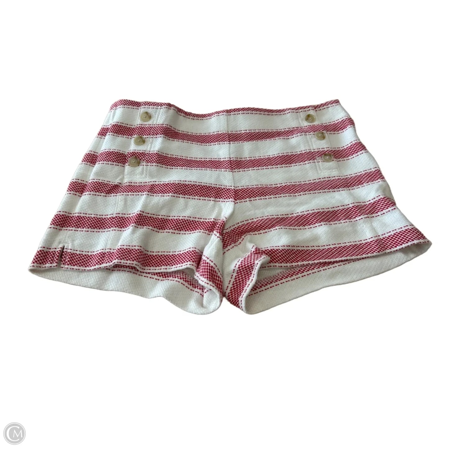 Shorts By Loft In Red & White, Size: 12