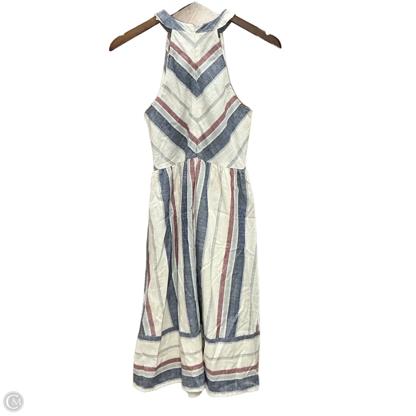 Dress Casual Midi By Blu Pepper In Striped Pattern, Size: S