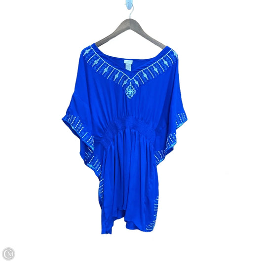 Dress Casual Short By Clothes Mentor In Blue, Size: L