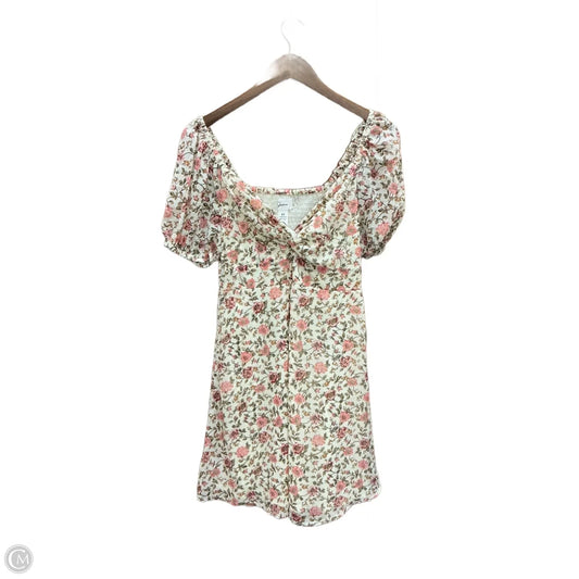 Dress Casual Short By Japna In Floral Print, Size: M