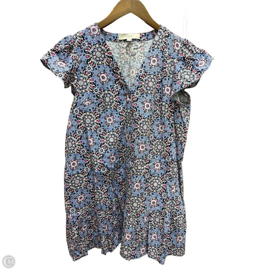 Dress Casual Midi By Loft In Multi-colored, Size: S