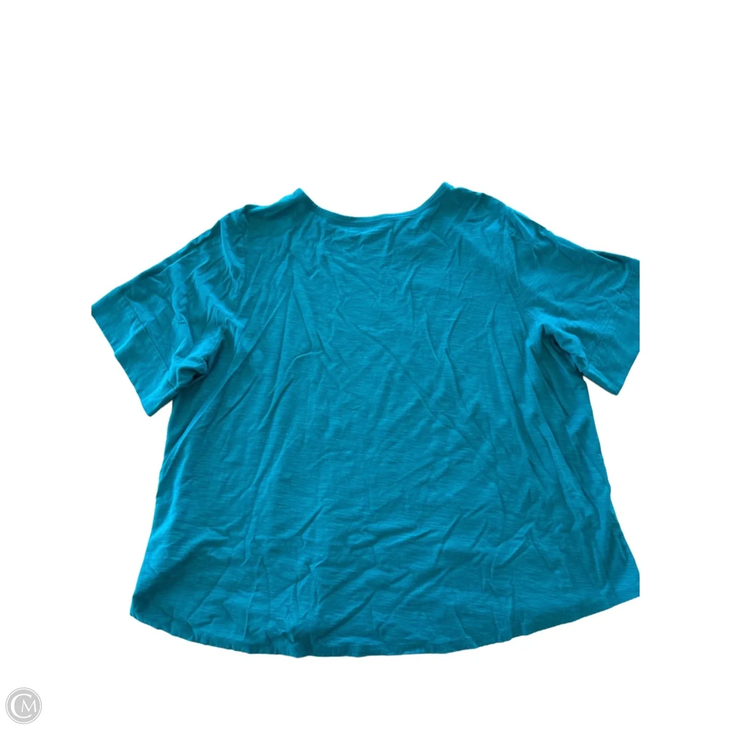 Top Short Sleeve By West Bound In Teal, Size: 2x