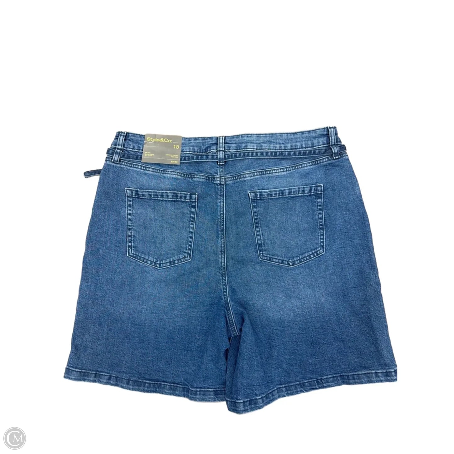 Shorts By Style And Company In Blue Denim, Size: 18