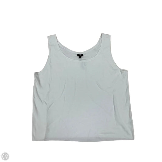 Tank Top By Talbots In White, Size: 3x