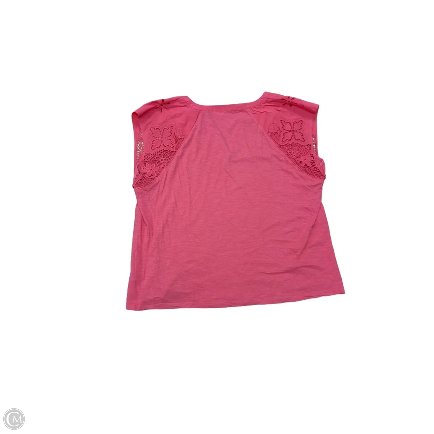 Top Sleeveless By Talbots In Coral, Size: 2x
