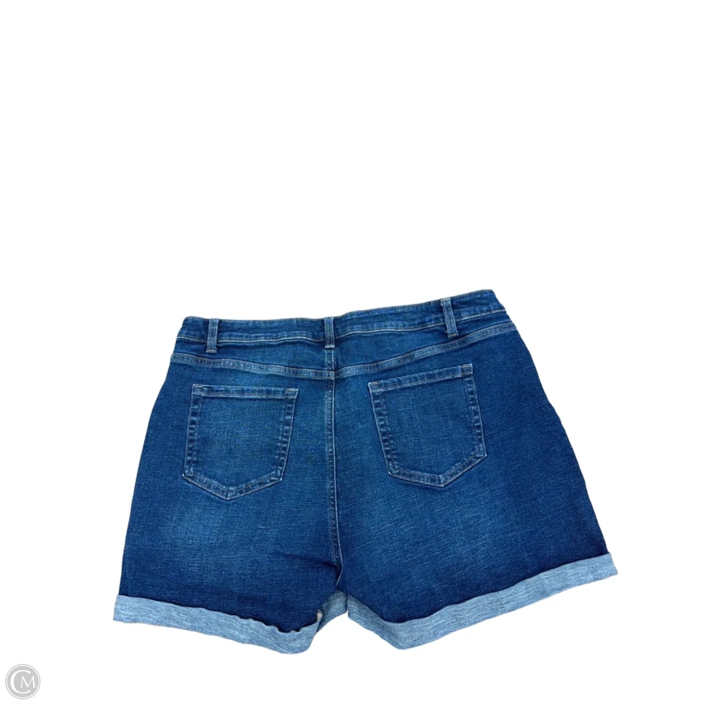 Shorts By Amazon Essentials In Blue Denim, Size: 18