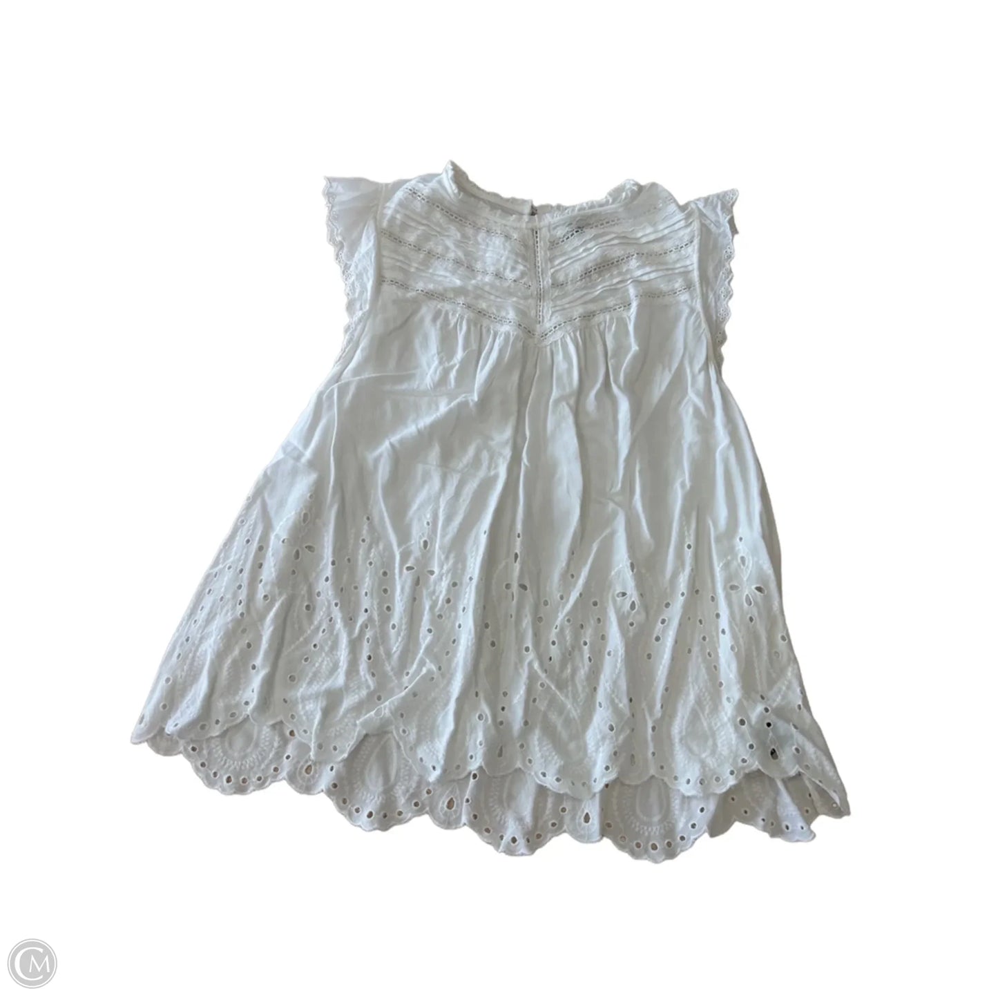 Top Sleeveless By Torrid In White, Size: 3x