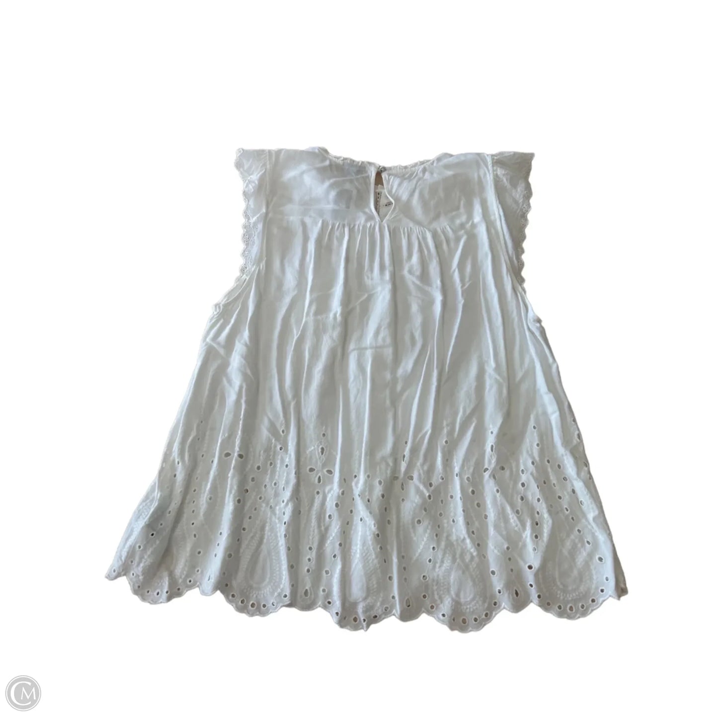 Top Sleeveless By Torrid In White, Size: 3x