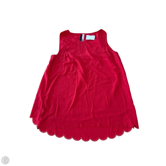 Top Sleeveless By Kensie In Red, Size: S