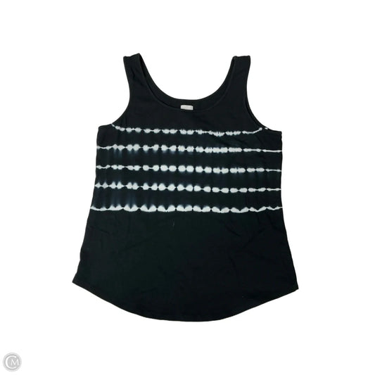 Top Sleeveless By Nic + Zoe In Black & White, Size: M