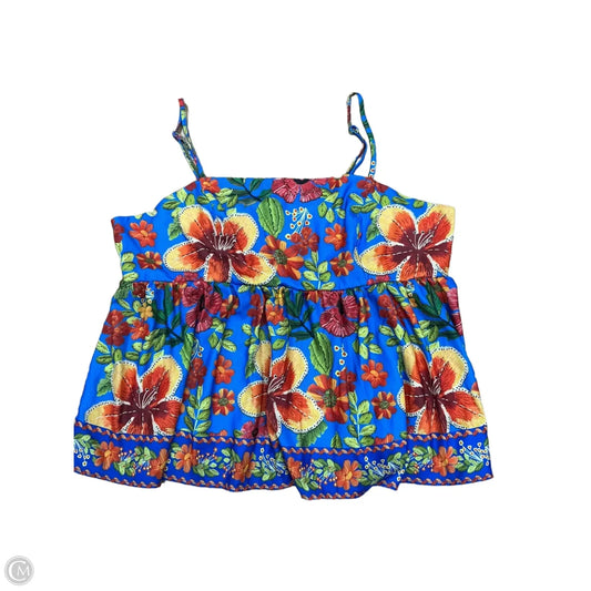 Top Sleeveless By Shein In Multi-colored, Size: 4x