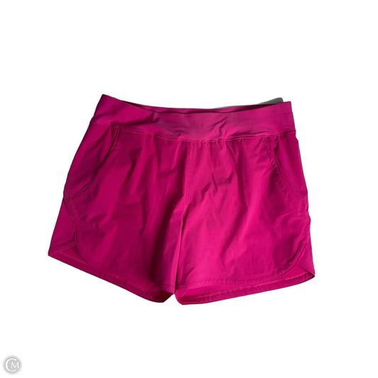 Athletic Shorts By Lands End In Pink, Size: Xl