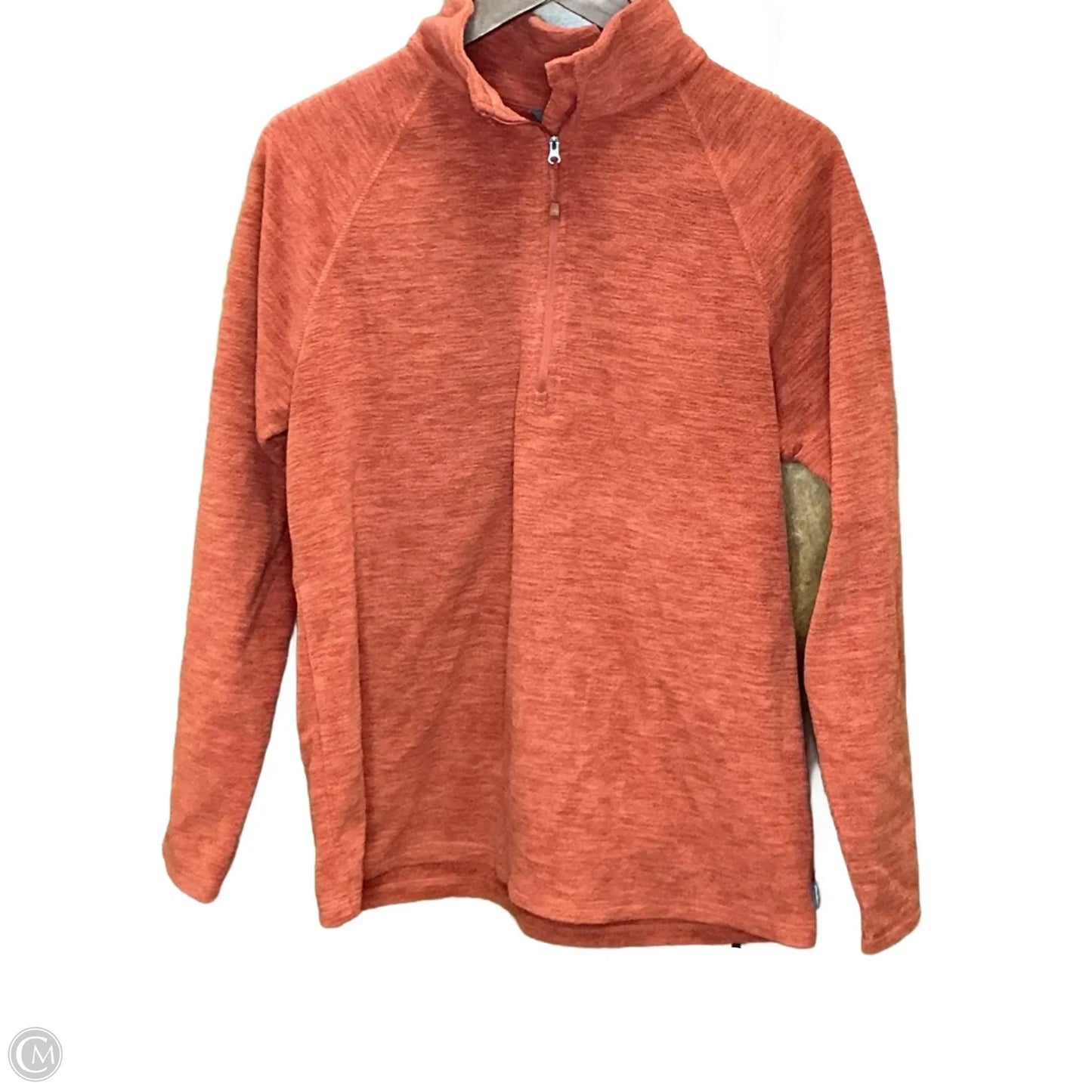 Sweatshirt Collar By Eddie Bauer In Orange, Size: L