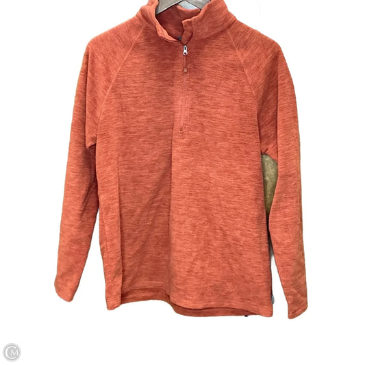 Sweatshirt Collar By Eddie Bauer In Orange, Size: L