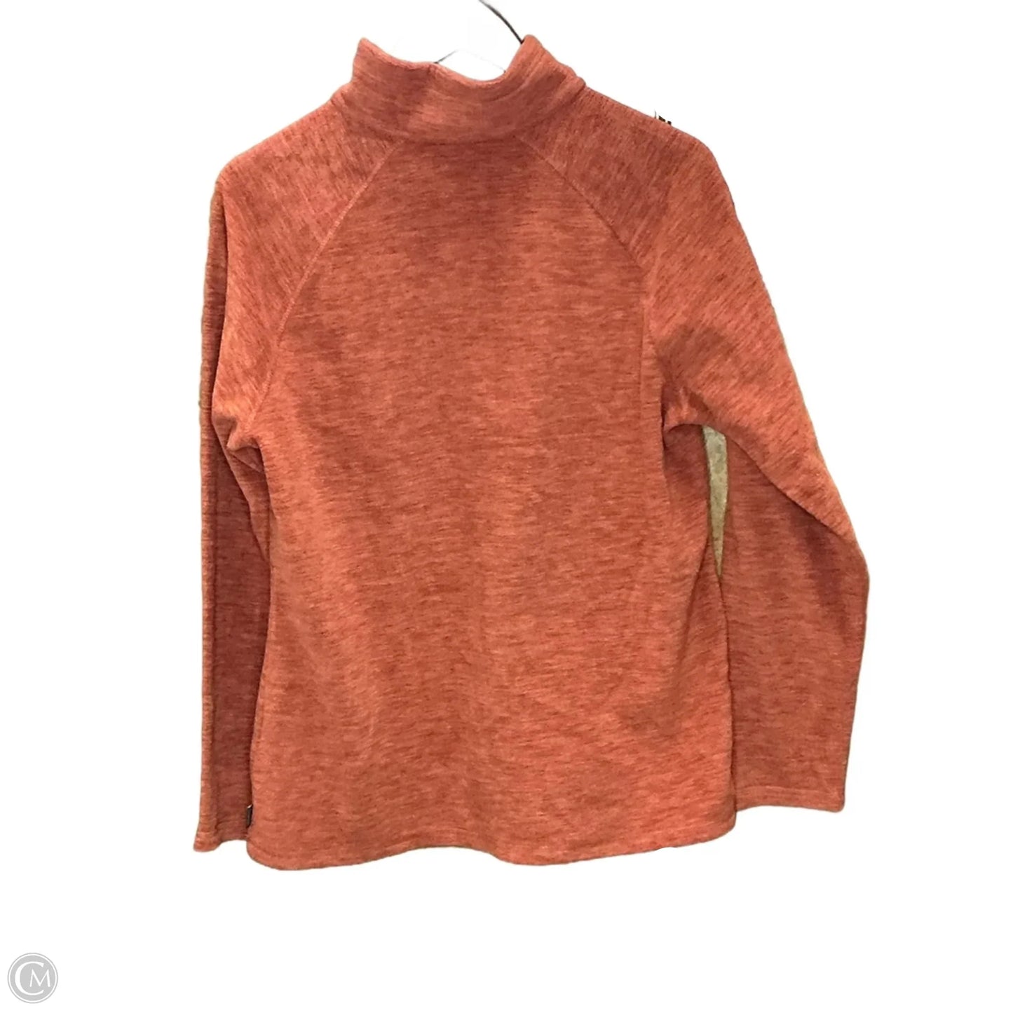 Sweatshirt Collar By Eddie Bauer In Orange, Size: L