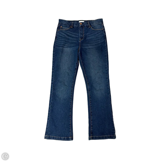 Jeans Boot Cut By Nicole By Nicole Miller In Blue Denim, Size: 12