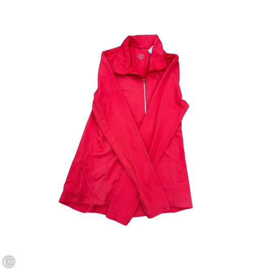 Athletic Sweatshirt Collar By Champion In Red, Size: M