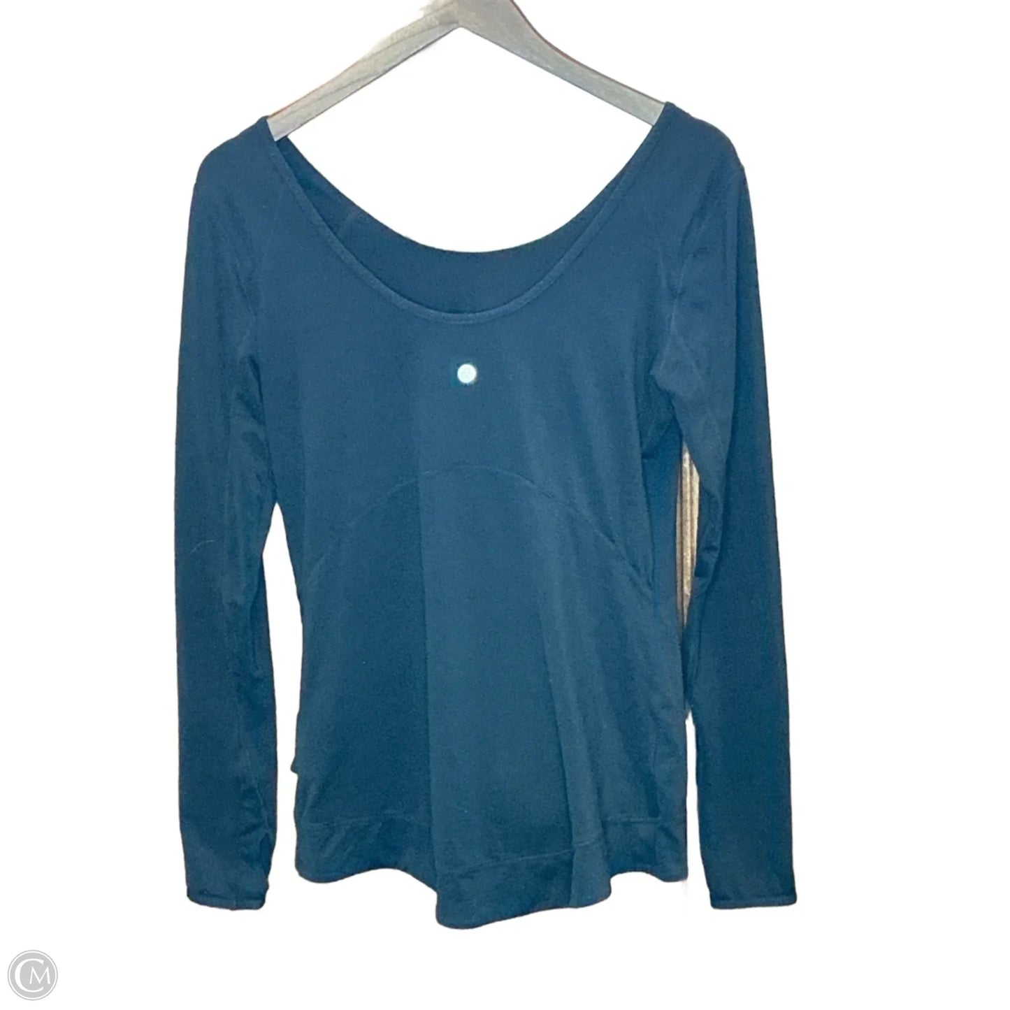 Athletic Top Long Sleeve Collar By Zella In Black, Size: S