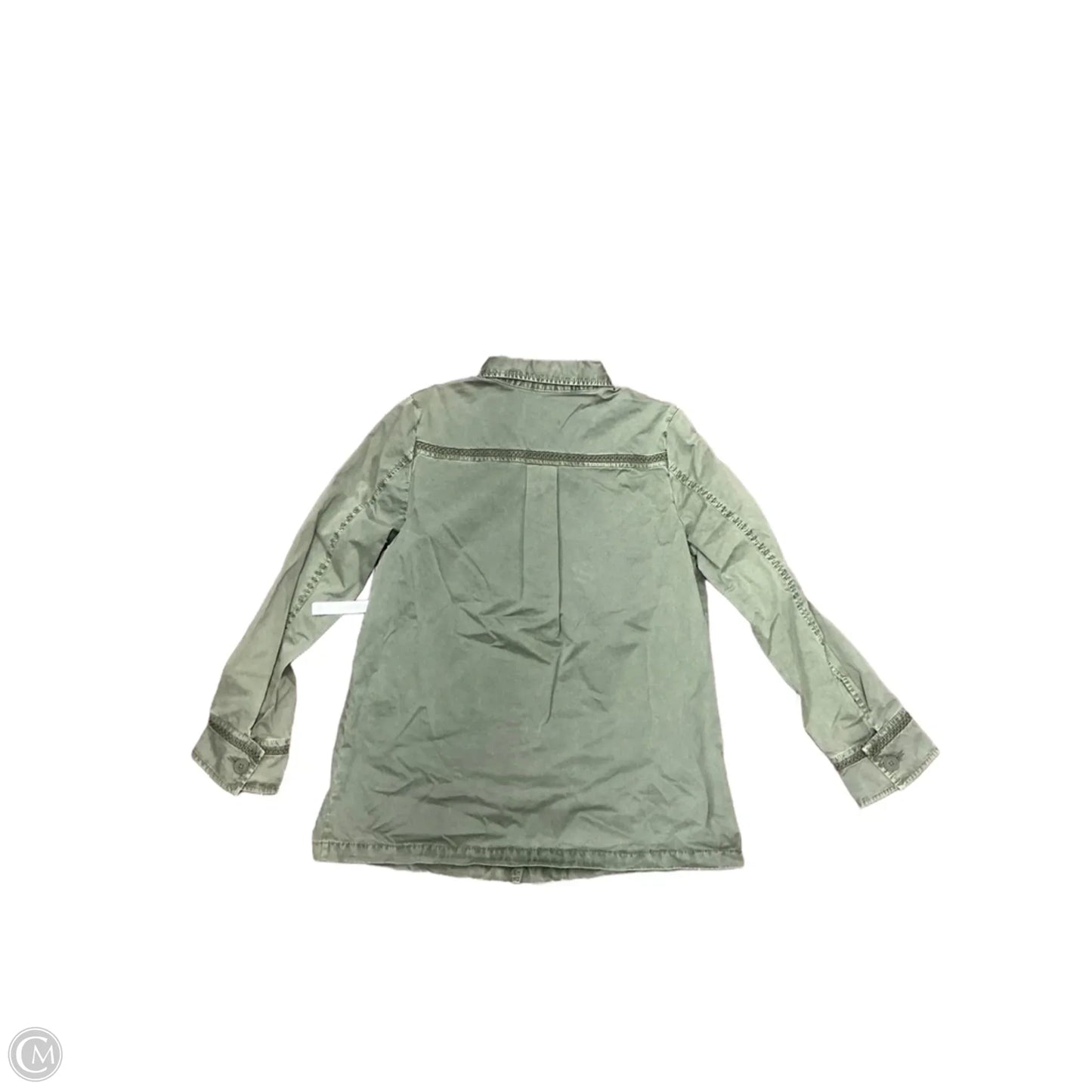 Jacket Shirt By Caslon In Green, Size: M