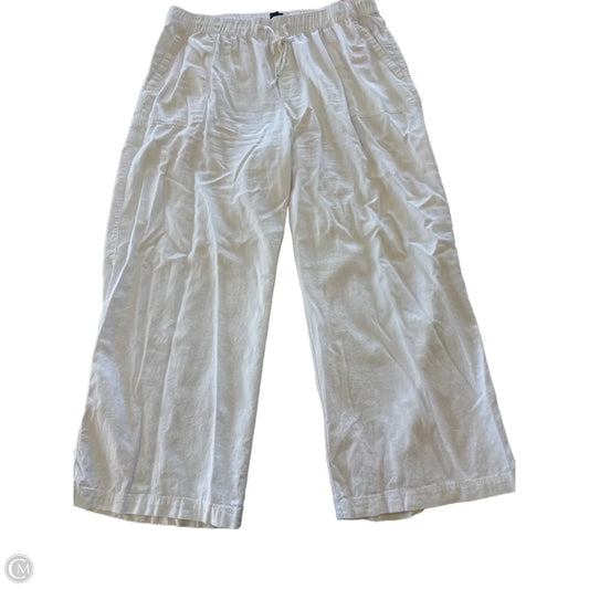 Pants Wide Leg By Gap In Cream, Size: 14