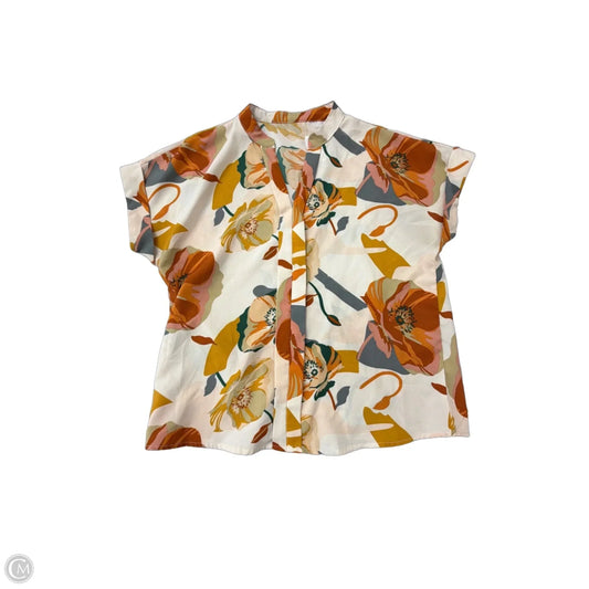 Top Short Sleeve By Shein In Multi-colored, Size: M