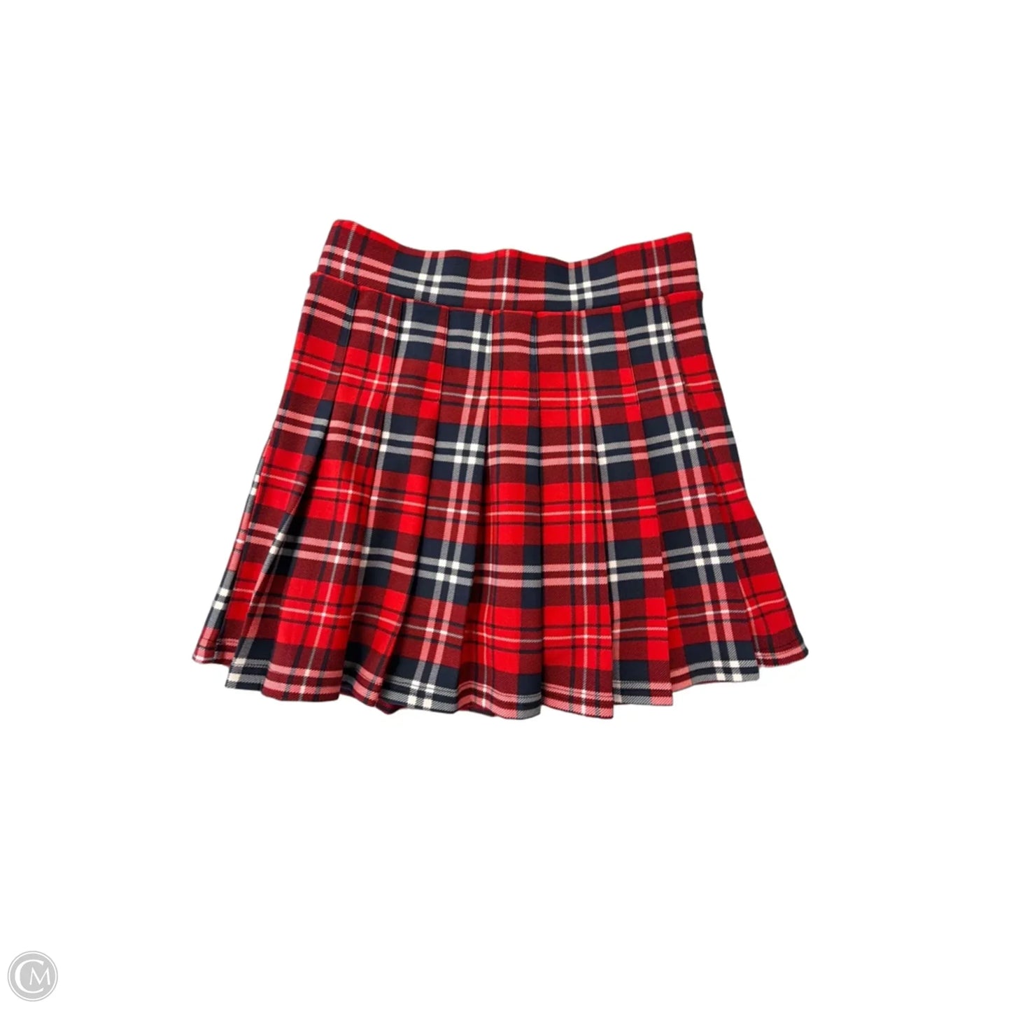 Skort By New Mix In Checkered Pattern, Size: L