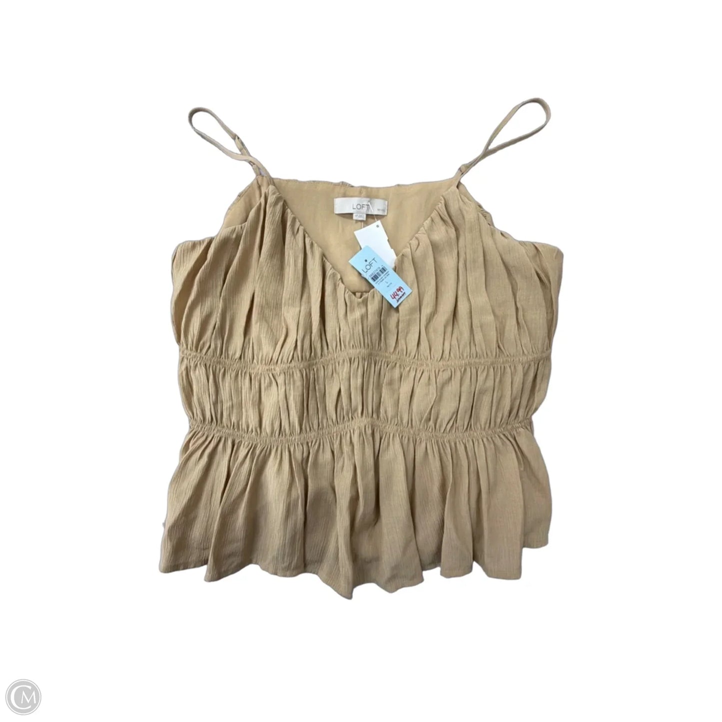 Tank Top By Loft In Beige, Size: Lp
