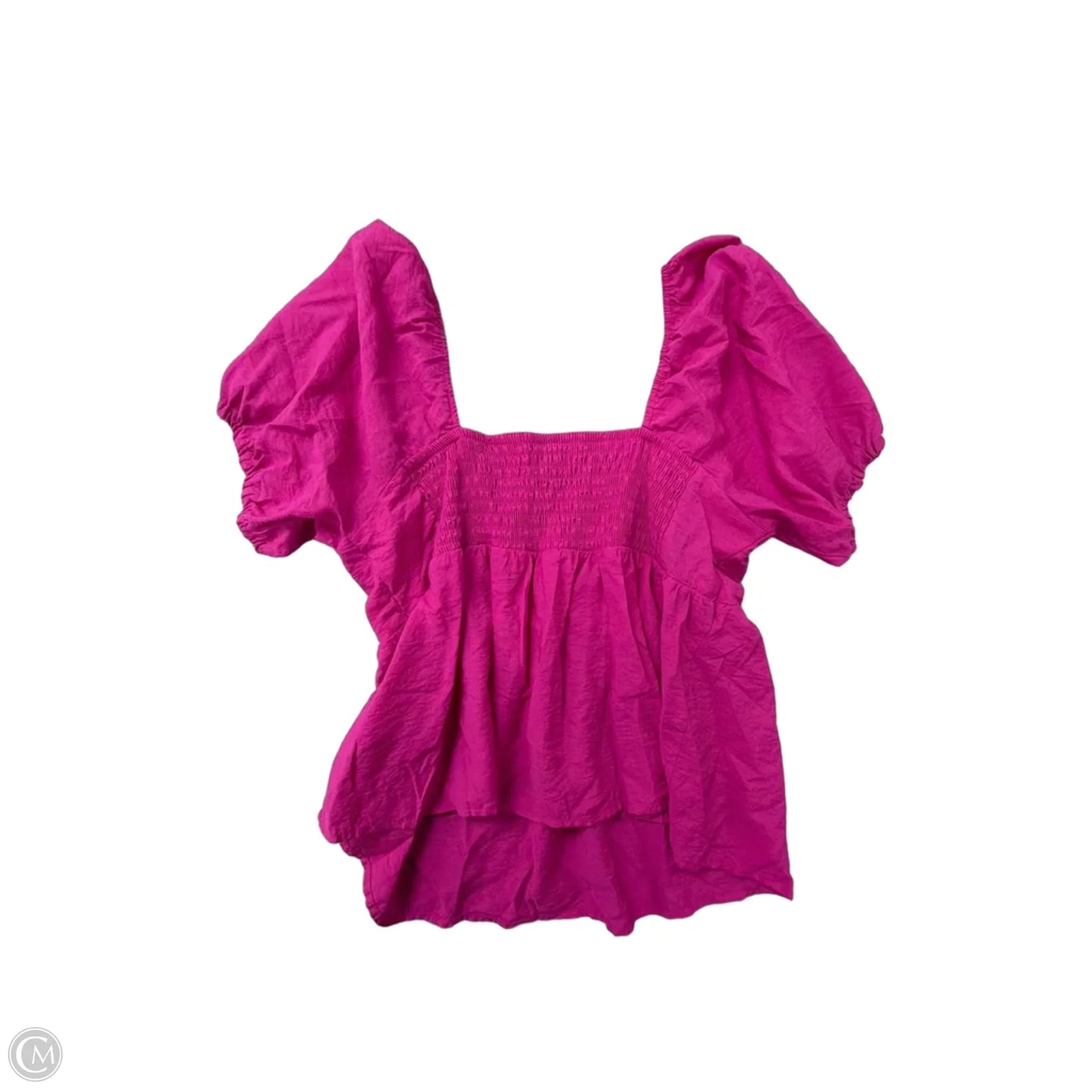 Top Short Sleeve By Nine West In Pink, Size: 1x