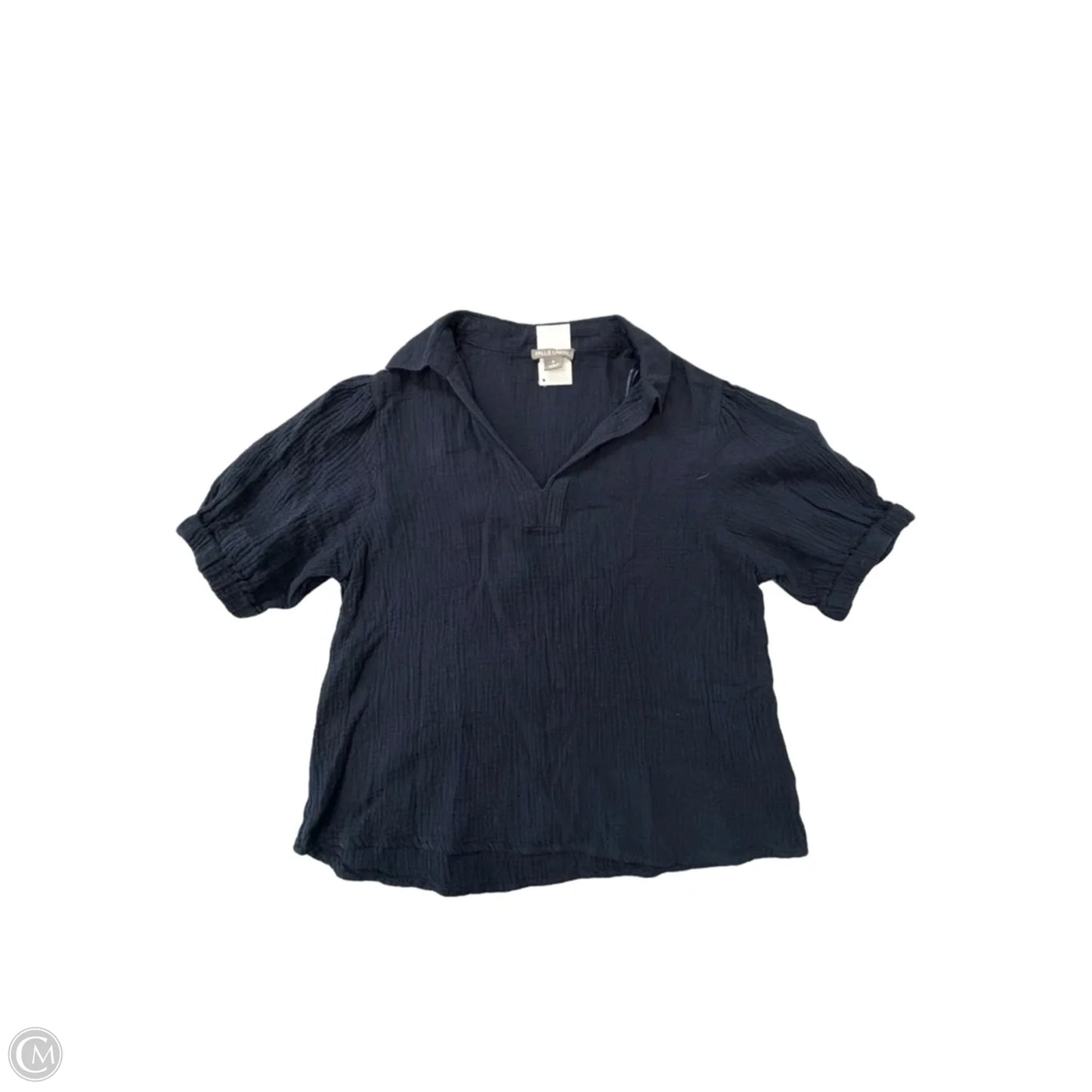 Top Short Sleeve By Falls Creek In Blue, Size: S