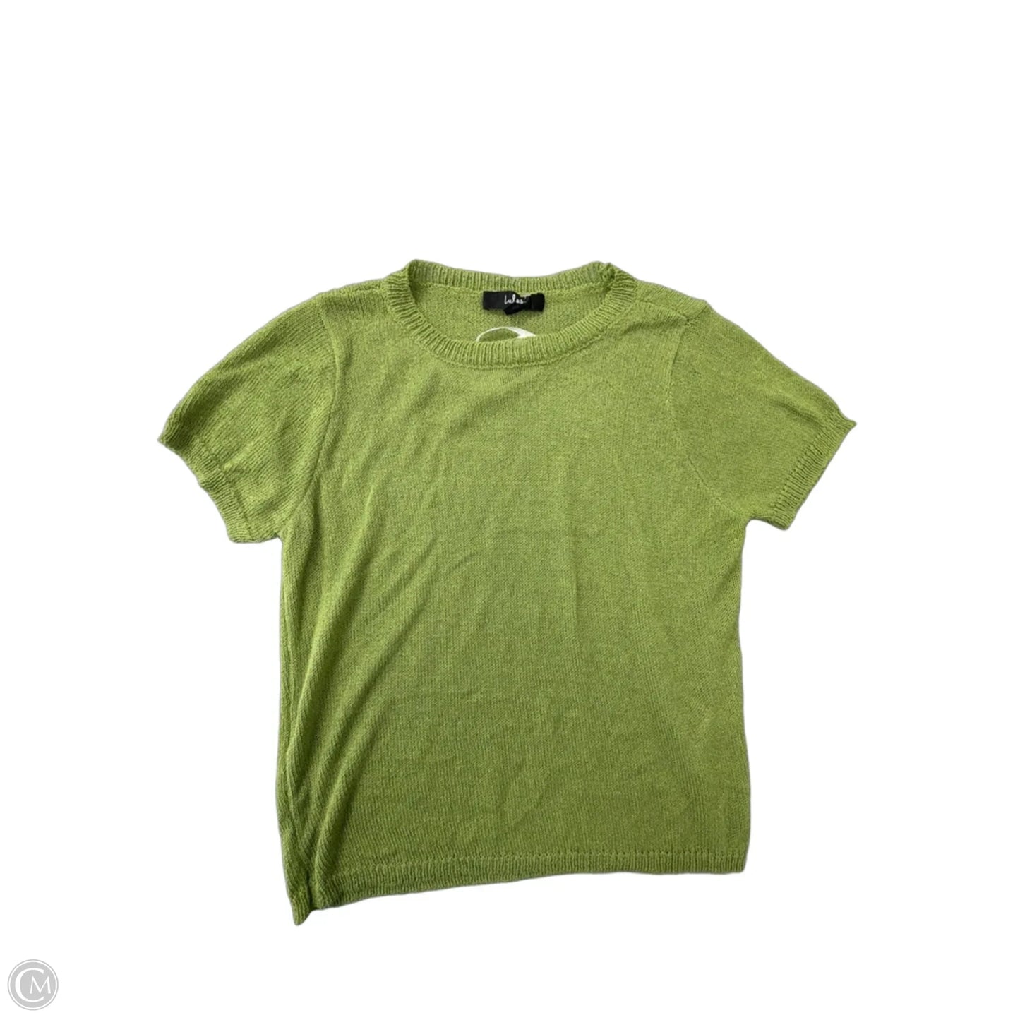 Top Short Sleeve By Lulus In Green, Size: M